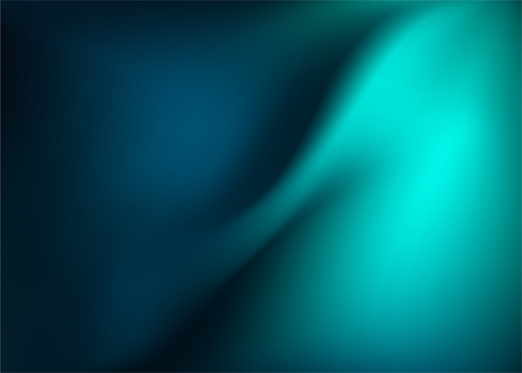 Gradient dark teal background. Blurred turquoise backdrop